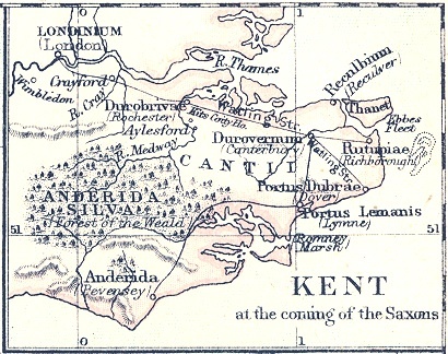 Map showing the Isle of Thanet Map showing the Isle of Thanet